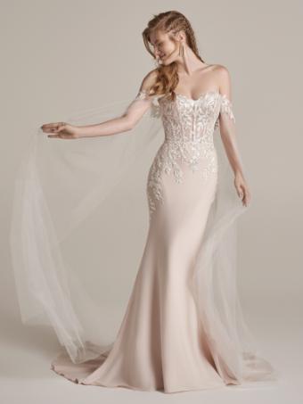 Rebecca Ingram Lily Lynette #6 All Ivory (gown with Ivory Illusion) thumbnail